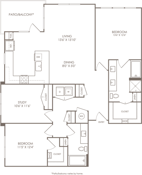 a blueprint of a floor plan of a home